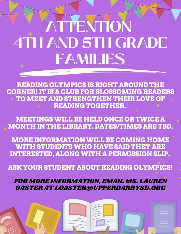 Clubs & Activites / Reading Olympics